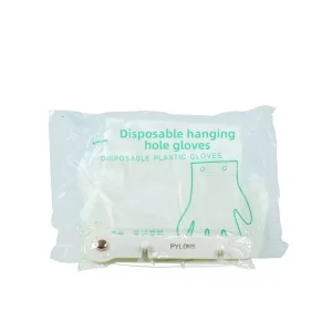 Hanging Hole Dustproof Gloves Food Catering Kitchen Wall mounted Plastic PE Anti oil Stain Protection Household 100 Packs