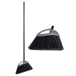 Hard Bristles Black Angle Broom Long Handle Outdoor Broom for Floor