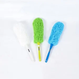 Head Replaceable Microfiber Dusters with On Off Switch for Household Dusting Car Cleaning
