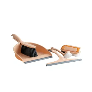 Heavy Durable Fashion Style Cost Effective Household PP Mini Dustpan Set Colourful Handle Broom Everyday Use Dust Cleaning Tool