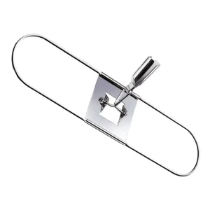 Heavy Duty 16″ Jointed Metal Dust Mop Frame Support Bracket Zinc-Plated Iron Dust Mop Holder Professional Mop Part