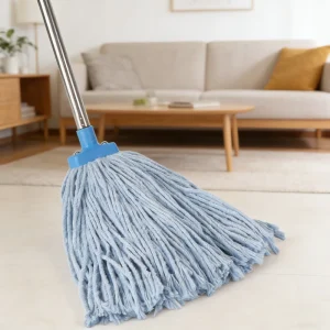 Heavy Duty 450G Cotton Strip Wet Socket Mop Head Stock Janitorial Supplies Floor Cleaning Replacement Private Label