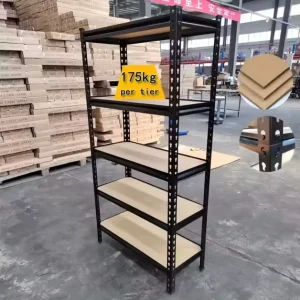 Heavy-Duty 5-Tier Boltless Storage Shelving 180x90x40cm