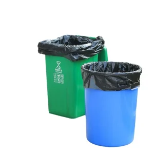 Heavy Duty 55-60 Gallon Biodegradable Stand Up Pouch Plastic Garbage Trash Bin Bag for Household Refuse Sacks