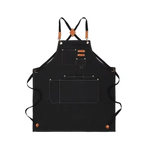 Heavy-Duty Aprons with Custom Logo Embroidery and Printing Designed for Craftsmen Repair Workers and Carpenters as Workwear