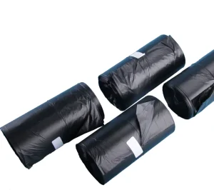 Heavy Duty Black LDPE HDPE Rubbish Bin Industrial Plastic Trash Bags Heat-Sealed Garbage Bag for Packaging