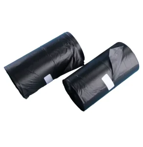 Heavy Duty Black Plastic Side Gusset Bags for Household Rubbish Diaper and Garbage Trash for Industrial Use