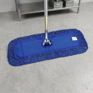 Heavy Duty Broad Cotton Yarn Dust Mop for Extendable Steel Shaft Garage Workshop Use
