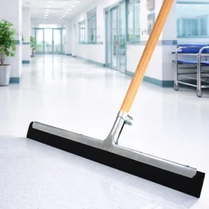 Heavy Duty Commercial Floor Squeegee for School & Hospital Cleaning Durable Rubber Blade Industrial Water Scraper