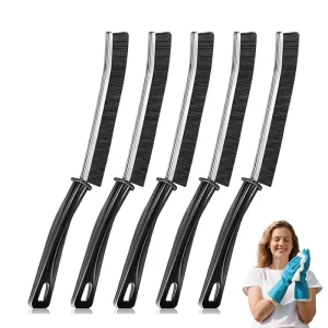 Heavy Duty Crevice Cleaning Brush Hard Bristle Gap Tool for Bathroom Tiles Window Tracks Multifunctional Home Cleaning Kit