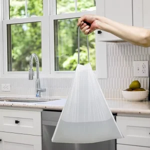 Heavy Duty Drawstring Garbage Bag With Leak Proof for Kitchen Home Use