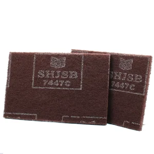 Heavy Duty Durable Nylon Scour Pad Scrub Pads Rectangle Shape for Polishing Satin Finishing Derusting Descaling