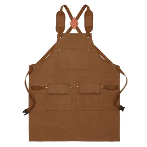 Heavy Duty Durable Sleeveless Aprons Custom Logo Embroidery Reusable for Hair Salons Restaurants Handicraft Workers