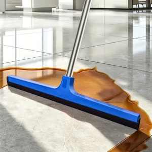 Heavy Duty EVA Floor Squeegee Eco Friendly Durable Plastic Handle Water Scraper for Factory Workshop Patio Outdoor Floor