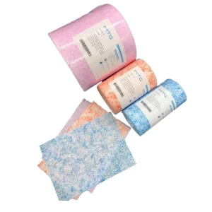 Heavy Duty Eco Friendly PP Non Woven Fabric Abrasive Cleaning Cloths 60 Wipes for Machine Cleaning Industrial Use