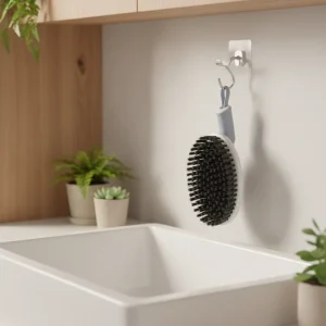 Heavy Duty Eco Friendly PP and PET Crevice Cleaning Brush Set with Manual Handle for Deep Cleaning Shower Bathroom Carpet