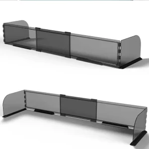 Heavy-Duty Expandable 3-Sided Stove Guard, 51-94 cm, Heat-Resistant Baby-Proof Barrier