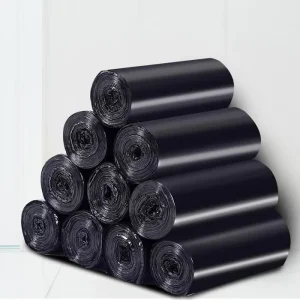 Heavy Duty Garbage Bags Professional Factory Rubbish Bags Trash Bag Black PE Recyclable Bag