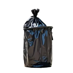 Heavy Duty Household HDPE Drawstring Recyclable Plastic Trash Bag 50L ~120L 240L Black Contractor Garbage