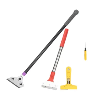 Heavy Duty Industrial Shovel Set Long Telescopic Rod Multi Purpose Cleaning Knife Shovel Blade Holder Floor Glue Removal Tool
