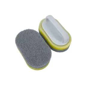 Heavy Duty Kitchen Cleaning Sponges Scouring Pad with Handle