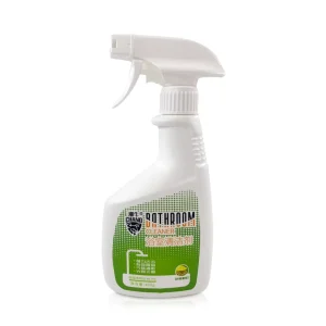 Heavy-Duty Liquid Bathroom Cleaner Spray with Organic Acid for Stain and Scale Removal, Lemon Fragrance
