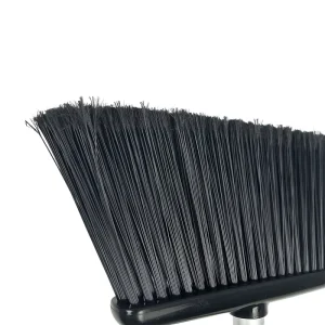 Heavy Duty Metal Long Handle Broom Upright Dustpan Combo For Outdoor Industrial Commercial Cleaning
