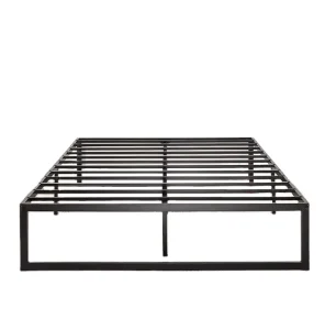 Heavy-Duty Metal Platform Bed Frame, Full Size/Twin Bed, Home or Hotel Use, Easy Assembly