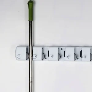 Heavy Duty Multifunctional Bathroom Hardware Broom Mop Holder Kitchen Tools Mop Clip Holder Wall Tool Holder