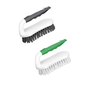 Heavy Duty Multifunctional PP Cleaning Brushes Stiff Bristles Scrub Brushes for Bathroom Kitchen Shower Handle Dish Usage
