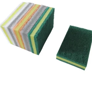 Heavy Duty Non Scratch Abrasive Scouring Pads Household Dish Scrubber for Kitchen Bathroom Cleaning