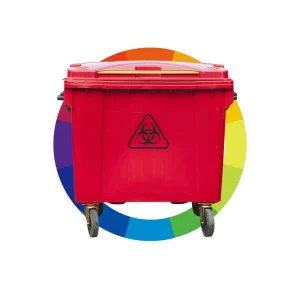 Heavy Duty Outdoor Public Street Recycle HDPE Dustbin Plastic Rubbish Trash Wheelie Garbage Waste Bins with Foot Pedal