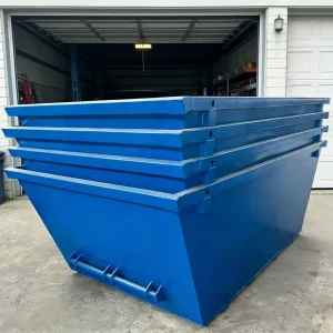 Heavy Duty Outdoor Waste Recycling Metal Mobile Skip Bin for Construction Debris Skip Dumpster Meeting Australia Standard