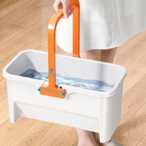 Heavy Duty Professional Mop Bucket Plastic Cleaning and Washing Tool with Good Grips Storage Basket