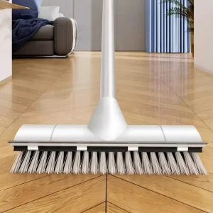 Heavy Duty Push Broom Large Floor Cleaning Sweeping Brush Long Handle Deck Brush