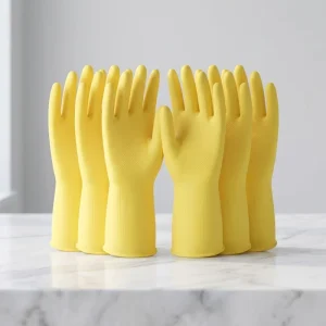 Heavy Duty Reusable Dishwashing Gloves Extra Latex Rubber Kitchen Cleaning Waterproof Eco Friendly Wear Resistant Household Work