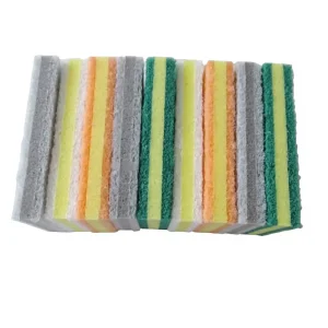 Heavy Duty Scouring Pads Non Scratch Household Scrub Pads for Cleaning Reusable Pan Scrubber