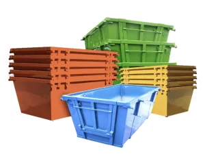 Heavy Duty Skip Bin for Construction Site Waste Management