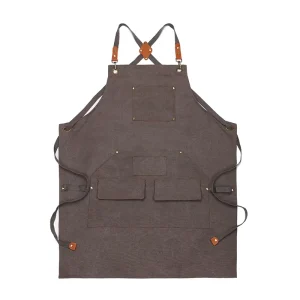 Heavy Duty Sleeveless Bib Aprons Custom Logo Embroidery Printing Adjustable Waist Machine Washable Eco Friendly Antifouling
