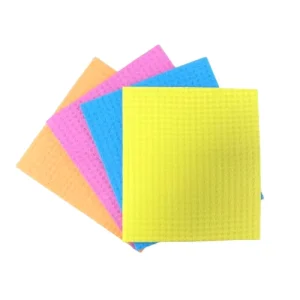 Heavy Duty Square Sponge Cellulose Dishwashing Scouring Pads for Kitchen Cleaning
