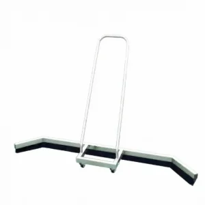 Heavy Duty Stainless Steel Court Squeegee Silver Frame + Rubber Blade Ideal for Basketball Tennis Courts Parking Lots Outdoor