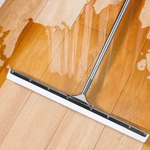 Heavy Duty Stainless Steel Floor Squeegee TPR Blade Plastic Eco Friendly Large Water Wiper for Factory Hospital Floor Cleaning
