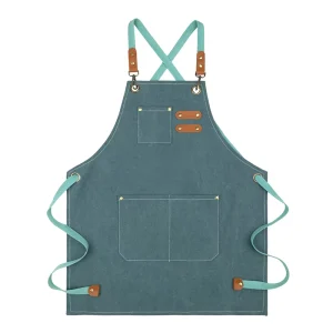 Heavy duty Durable Washable Children’s Sleeveless Bib Apron for Home Kitchen Painting and Handicraft Use with Customizable Logo