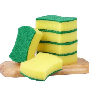 Heavy light Duty Non scratch Scrub Polyurethane Foam Scrubber Sponge Scrub Abrasive Scouring Pad Kitchen Cleaning Sponge