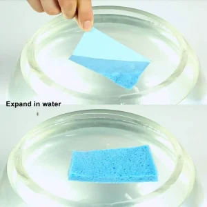 Hengfu Multicolor Biodegradable Natural Cellulose Wood Pulp Sponge Scouring Pad Dish Washing Kitchen Cleaning Roll 750% to 2000%
