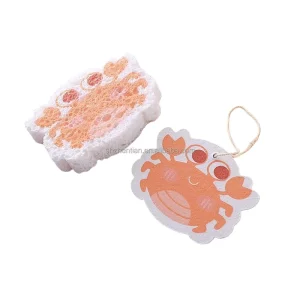 High Absorbency Compressed Wood Pulp Cotton Cellulose Sponge Kitchen Cleaning Sponge Scouring Pad