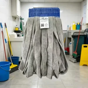 High Absorption Detachable Fiber Mop Head Equipped with Tiger Clamp Home Commercial Cleaning Tool