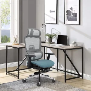 High-Back Adjustable Mesh Executive Office Chair with Reclining and Swivel Function
