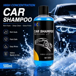 High Concentration Car Shampoo 500ml Rich Foam 1 100 Dilution Ratio Custom Fragrance for Deep Cleaning Gloss for OEM Private
