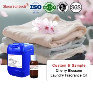 High Concentration Cherry Blossom Shower Gel Fragrance Oil for Laundry Sheet Detergent Aroma Crystals Soap Making Long Lasting